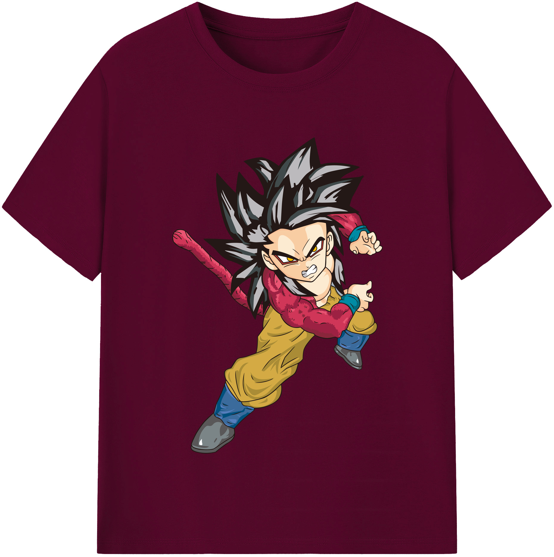 （画像用） ドラゴンボール 孫悟空（そん ごくう）Son Goku カカロット DRAGON BALL Kakarotto レディースカジュアルプリントTシャツ（綿100％）